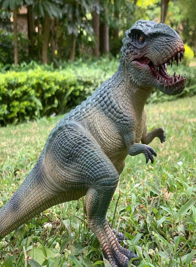 FUNFOB Dinosaur Figure Jumbo Length-33cm Dinosaur Toy Action Figure Educational Wild Animal Toys for Boys & Girls | Vastatosaurus Rex Jumbo Green - Image 4